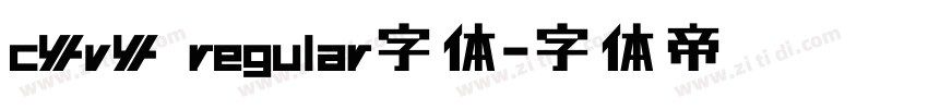 c4v4 regular字体字体转换
